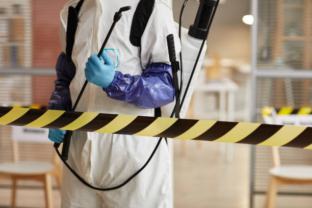 Professional Biohazard Cleanup technician working in Geneva, IL